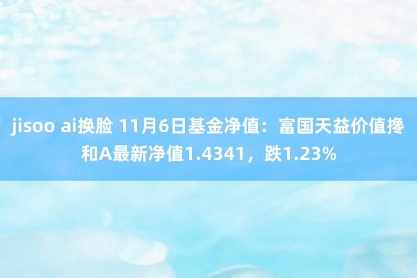 jisoo ai换脸 11月6日基金净值：富国天益价值搀和A最新净值1.4341，跌1.23%