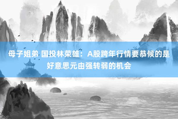 母子姐弟 国投林荣雄：A股跨年行情要恭候的是好意思元由强转弱的机会