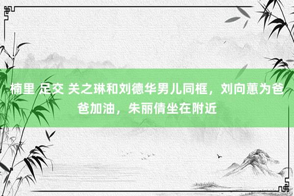 楠里 足交 关之琳和刘德华男儿同框，刘向蕙为爸爸加油，朱丽倩坐在附近